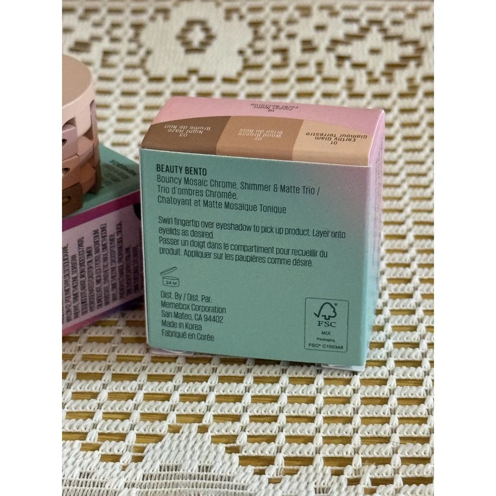 Kaja Beauty Bento Bouncy Eyeshadow Trio - Forest Night, Chocolate Dahlia